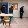 Dans un centre de vaccination à Fougères (Ille-et-Vilaine), mardi 19 janvier 2021. (DAMIEN MEYER / AFP)