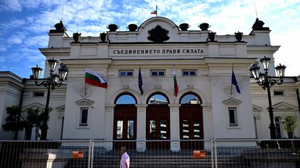 Le Parlement bulgare à Sofia (Bulgarie) le 29 juillet 2022. (MAXPPP)