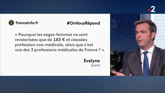 #OnVousRépond : Olivier Véran évoque le sort des sages-femmes