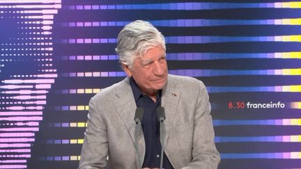 Maurice Lévy, président du conseil de surveillance de Publicis Groupe, était mercredi 11 mai l’invité du 8h30 franceinfo.&nbsp; (FRANCEINFO / RADIOFRANCE)