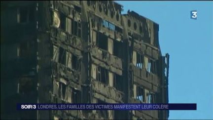 L'incendie de la tour à Londres a fait au moins 30 morts. (FRANCE 3)