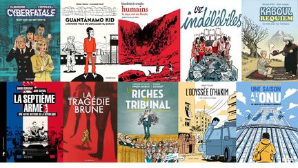 DE LA ROYA A GUANTANAMO ET KABOUL, LA BD DU REEL RACONTE LE MONDE (OUBRERIE, RUE DE SEVRES / FRANC, DARGAUD / BAUDOIN ET TROUBS, L'ASSOCIATION / LUZ, FUTUROPOLIS / WILD, LA BOITE A BULLES / RAYNAL, LA DECOUVERTE / GAULTIER, LES ARENES / LECROART, DELCOURT-LE SEUIL / TOULME, DELCOURT / MASSOT, STEINKIS)