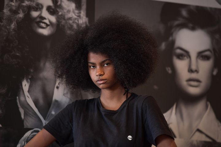 La mannequin brésilienne Gloria Maria Siqueira à Sao Paulo au Brésil, le 6 novembre 2020 (NELSON ALMEIDA / AFP)