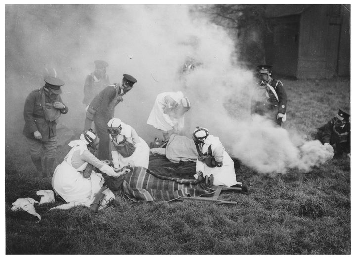 Anonyme. Exercices antigaz, Europe, 1933. Archives CICR (DR). (ARCHIVES CICR (DR))