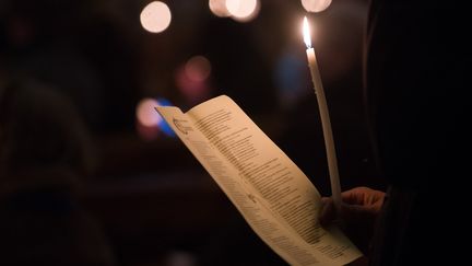 Célébration de la messe pascale. Photo d'illustration. (NATHAN LAINE / HANS LUCAS)