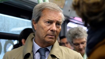 Le PDG du groupe Vivendi Vincent Bolloré, le 30 mai 2016 à Paris. (ERIC PIERMONT / AFP)