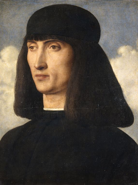 "Portrait d'homme", de Giovanni Bellini (1430-1516), Paris, mus&eacute;e du Louvre. (RMN (MUSÉE DU LOUVRE) / RENÉ-GABRIEL OJÉDA)