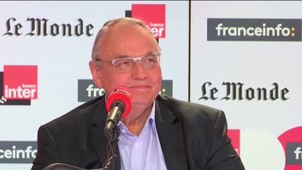 Le député MoDem des Hauts-de-Seine, Jean-Louis Bourlanges, le 23 juin 2019. (RADIO FRANCE / FRANCEINFO)