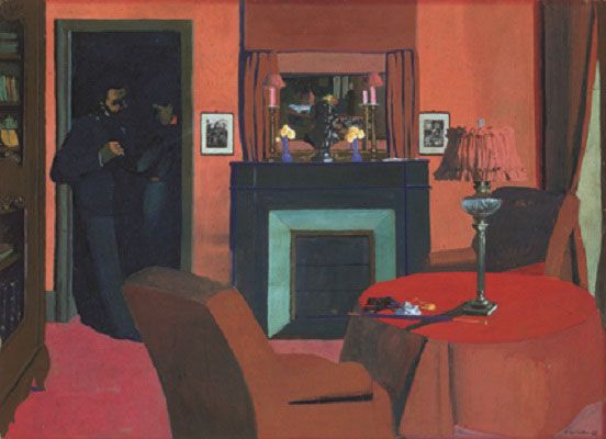 Félix Vallotton, "La Chambre rouge", 1898
 (Musée cantonal des Beaux-Arts de Lausanne / Photo J-C. Ducret)