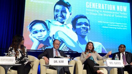 Family planning summit de Londres. La Fondation Melinda Gates financera l'accès à la contraception après l'annonce du retrait américain. (AFP/ Mike Theiler)