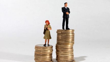 Les differences de salaires entre les hommes et les femmes. (MAXPPP)