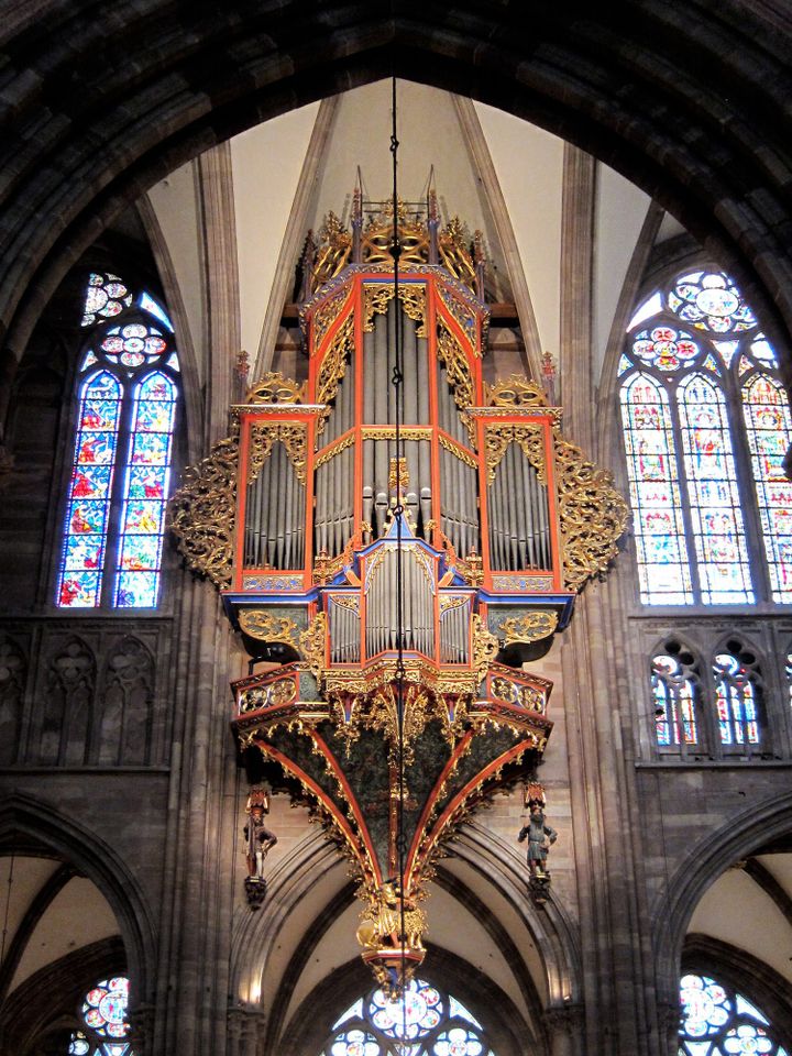 Le grand orgue de la cathédrale Notre-Dame
 (Velvet - Wikimedia Commons)