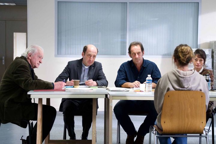 Bruno Georis, Elina Löwensohn, Vincent Lindon dans "L'apparition" de Xavier Gioannoli
 (Shanna Besson )