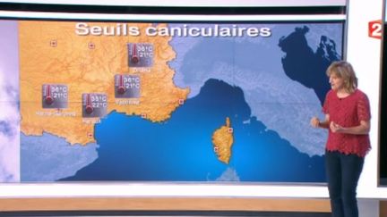 Officiellement, aucun département n’est pour l’instant placé en canicule. Des critères très précis existent pour que ce soit le cas. Explications.&nbsp; (FRANCE 2)