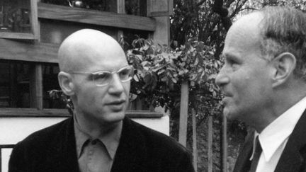 Les mathématiciens  Alexandre Grothendieck (à gauche) et Laurent Schwarz (à droite)
 (HO - / IHES / AFP)