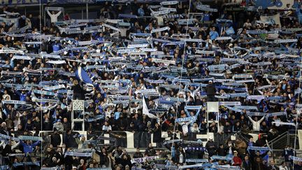 &nbsp; (Les supporters de l'Olympique de Marseille©MAXPPP)