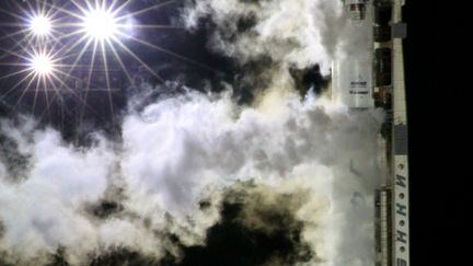 Le lancement de la sonde Phobos-Grunt a eu lieu dans la nuit de mardi 8 &agrave; mercredi 9 novembre depuis le&nbsp;cosmodrome de Ba&iuml;konour, au Kazakhstan. (AFP)