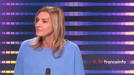 Agnès Evren était l'invitée du 8.30 franceinfo le samedi 19 février 2022. (FRANCEINFO / RADIOFRANCE)