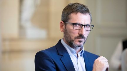 Matthieu Orphelin, député La république en marche, à l'Assemblée nationale le 21 novembre 2018. (CHRISTOPHE MORIN / MAXPPP)