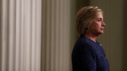 La candidate démocrate à la Maison-Blanche Hillary Clinton, le 9 septembre 2016, à&nbsp;New York aux Etats-Unis. (JUSTIN SULLIVAN / GETTY IMAGES NORTH AMERICA / AFP)