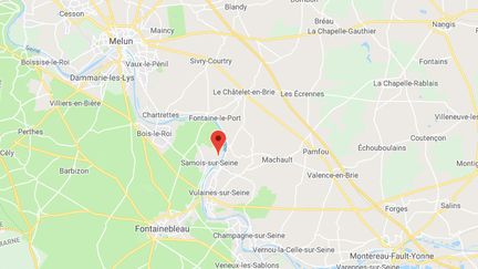 Samois-sur-Seine, en Seine-et-Marne. (GOOGLE MAPS)