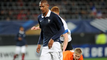 Sébastien Haller, l'attaquant de l'équipe de France Espoirs (FRANCOIS LO PRESTI / AFP)