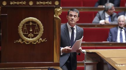 &nbsp; (Le Premier ministre Manuel Valls à l'Assemblée ce mardi © REUTERS/Philippe Wojazer)