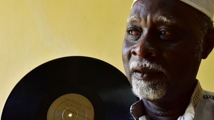 Mamman Sani, organiste autodidacte, à Niamey (Niger) le 21 juillet 2016.
 (ISSOUF SANOGO / AFP)