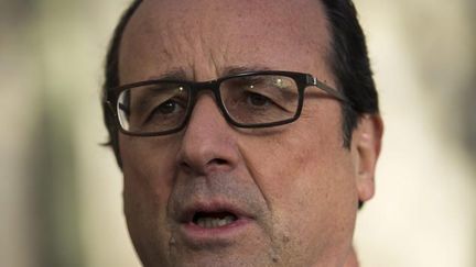 &nbsp; (François Hollande annonce la libération de Serge Lazarevic © Maxppp)