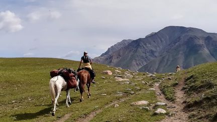 Un dicton local dit que "les chevaux sont les ailes des Kirghizes". (LEOPOLDINE DESPREZ)