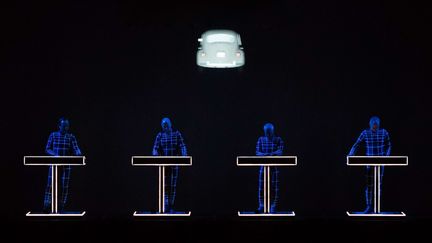 Kraftwerk en concert pour "3-D The Catalogue" en novembre 2017
 (Alessandro Bosio/PACIFIC /SIPA)