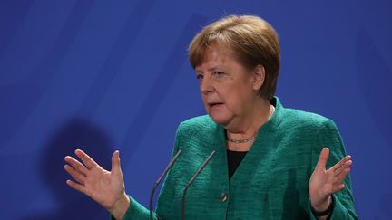 La chancellière allemenande Angela Merkel, à la chancellerie, à Berlin, le 16 février 2018. (GETTY IMAGES)