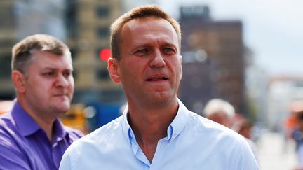 L'opposant russe Alexeï Navalny, le 20 juillet 2019 à Moscou (Russie).&nbsp; (SEFA KARACAN / ANADOLU AGENCY / AFP)