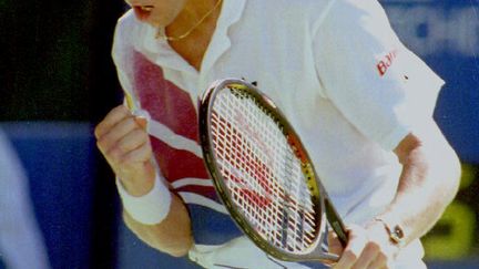 Stefan Edberg à l'Open d'Australie en finale de l'édition 1993 (DAVID CALLOW / AFP)