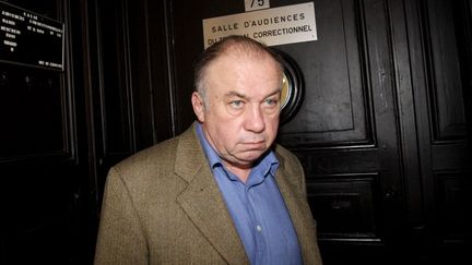 Dominique Alderweireld, alias "Dodo la Saumure", arrive au palais de justice de Tournai en Belgique, le 22 mars 2012. ( AFP )