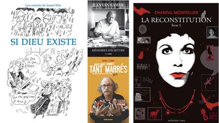 &nbsp; (© Joann Sfar, Delcourt / Patricia Mathieu, Grand Angle / Bruno Leandri et Fluide Glacial, AUDIE / Chantal Montellier, Actes Sud)