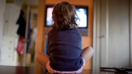 Les enfants qui regardent la t&eacute;l&eacute;vision plusieurs heures par jour ont plus de risques que les autres d'avoir un comportement antisocial une fois adultes, selon une &eacute;tude n&eacute;o-z&eacute;landaise publi&eacute;e le 18 f&eacute;vrier 2013. (CHARLES GULLUNG / IMAGE SOURCE / AFP)