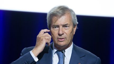 Vincent Bolloré à l'Assemblée générale de Vivendi, à L'Olympia, le 17 avril 2015
 (Francois Lafite / Wostok Press / Maxppp)