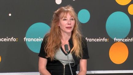 La comédienne Julie Depardieu, le 24 octobre 2024. (FRANCEINFO / RADIO FRANCE)