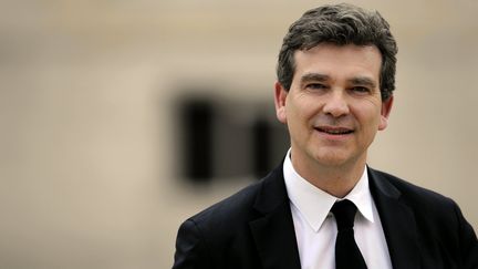 Arnaud Montebourg, ministre du Redressement productif, &agrave; l'Elys&eacute;e, le 17 mai 2012. (MAXPPP)