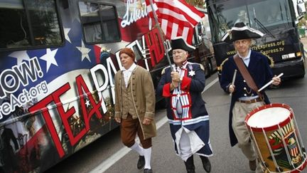 Défilé Tea Party à Phoenix (Arizona, 22 octobre 2010) (AFP/Joshua LOTT)