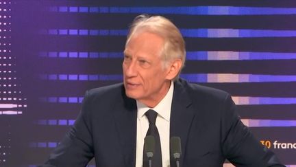 Dominique de Villepin, ancien Premier ministre, le 7 novembre 2024. (FRANCE INFO / RADIO FRANCE)