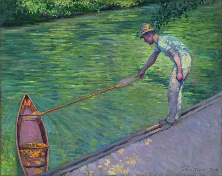 Gustave Caillebotte. Canotier ramenant sa p&eacute;rissoire, 1878. Huile sur toile ; 73 x 93 cm. Richmond, Virginia Museum of Fine Arts. (VIRGINIA MUSEUM OF FINE ARTS / PHOTO KATHERINE WETZEL)