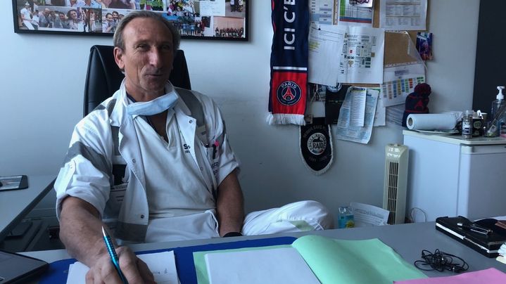 Didier Jammes, chef des urgences de l'hôpital de Fréjus (Var). (HUGO CHARPENTIER / RADIOFRANCE)