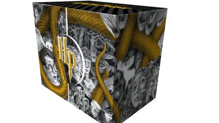 "Harry Potter", de J.K Rowling, illustré par B. Selznick. Coffret collector (GALLIMARD JEUNESSE)