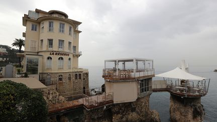 Le restaurant La Réserve à Nice (Alpes-Maritimes), propriété de Jacqueline Veyrac, le 25 octobre 2016. (VALERY HACHE / AFP)