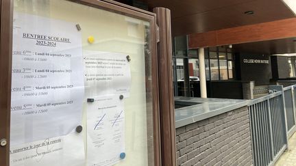 Les professeurs du collège Henri-Matisse, à Choisy-le-Roi, dans le Val-de-Marne, ont fait leur pré-rentrée vednredi 1er septembre. (NOÉMIE BONNIN / RADIO FRANCE)