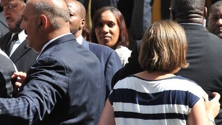 Nafissatou Diallo à son arrivée au bureau du procureur de New York le 22 août 2011 (AFP/NICHOLAS KAMM)