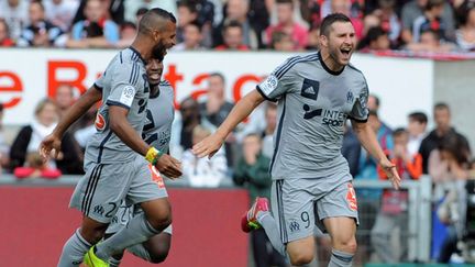 André-Pierre Gignac mènera-t-il l'OM à la victoire face à Nice comme à Guingamp ? (FRED TANNEAU / AFP)