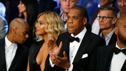 Jay-Z et Beyoncé à Las Vegas, le 21 novembre 2015. (AL BELLO / GETTY IMAGES NORTH AMERICA / AFP)